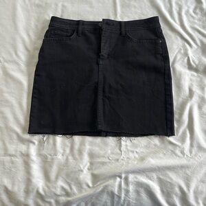 a.n.a Black Denim Pencil Skirt